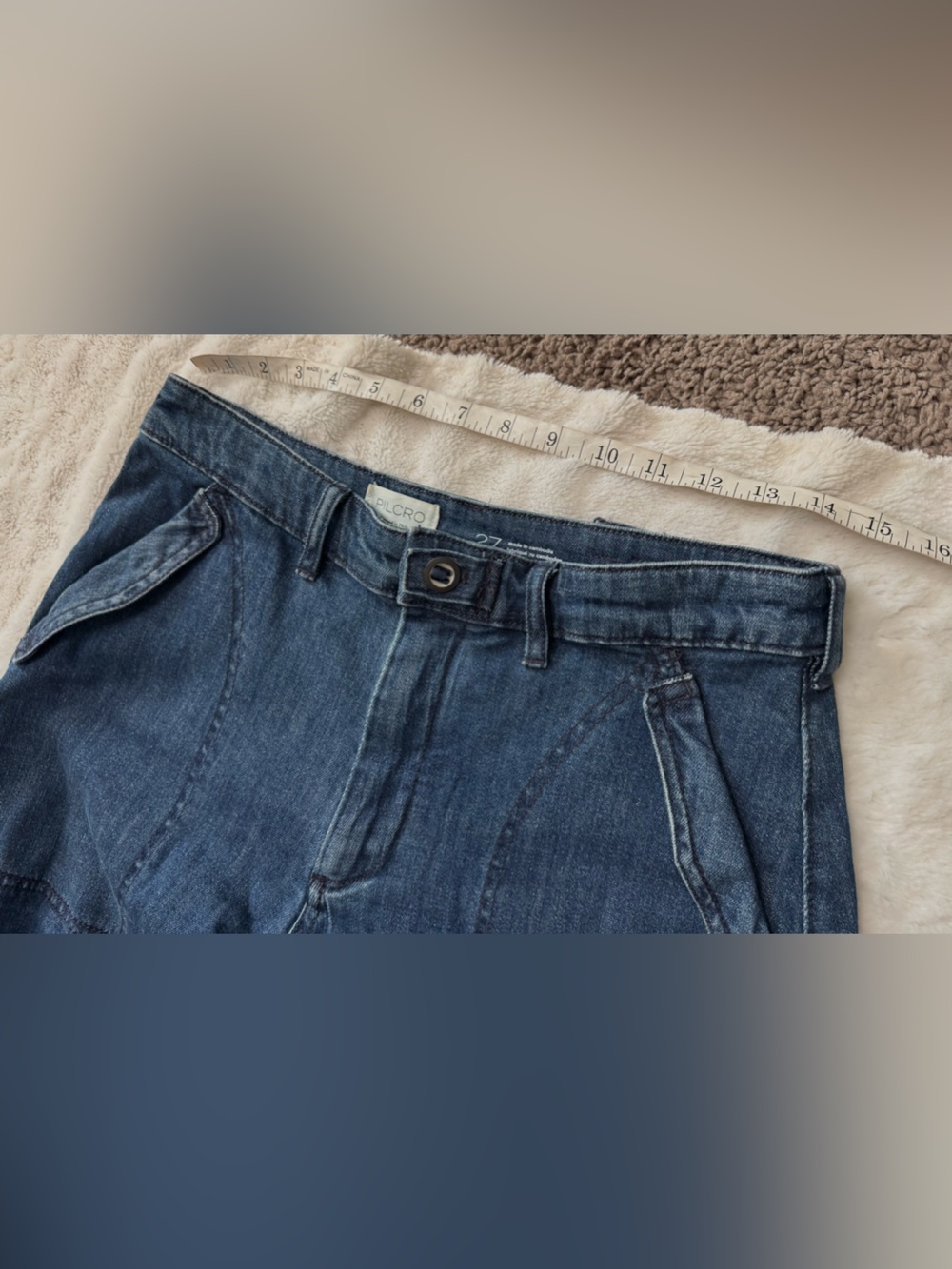 Pilcro Anthropologie High-Rise Ultra Wide-Leg Jeans - Picture 9 of 15